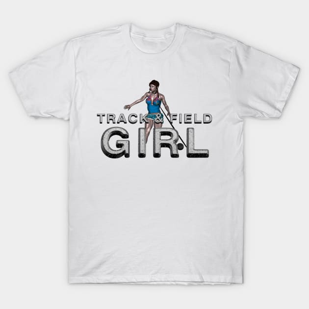 Track and Field Girl T-Shirt by teepossible